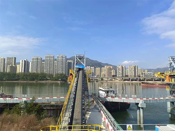 Ship Loading Project at Wharf in Qingtian County, Zhejiang Province