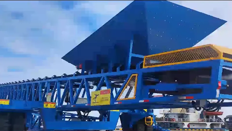 Ship Loader Operating at Port