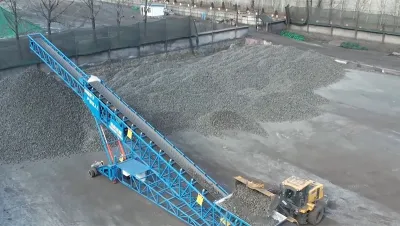 Mobile Belt Conveyor for Stockpiling